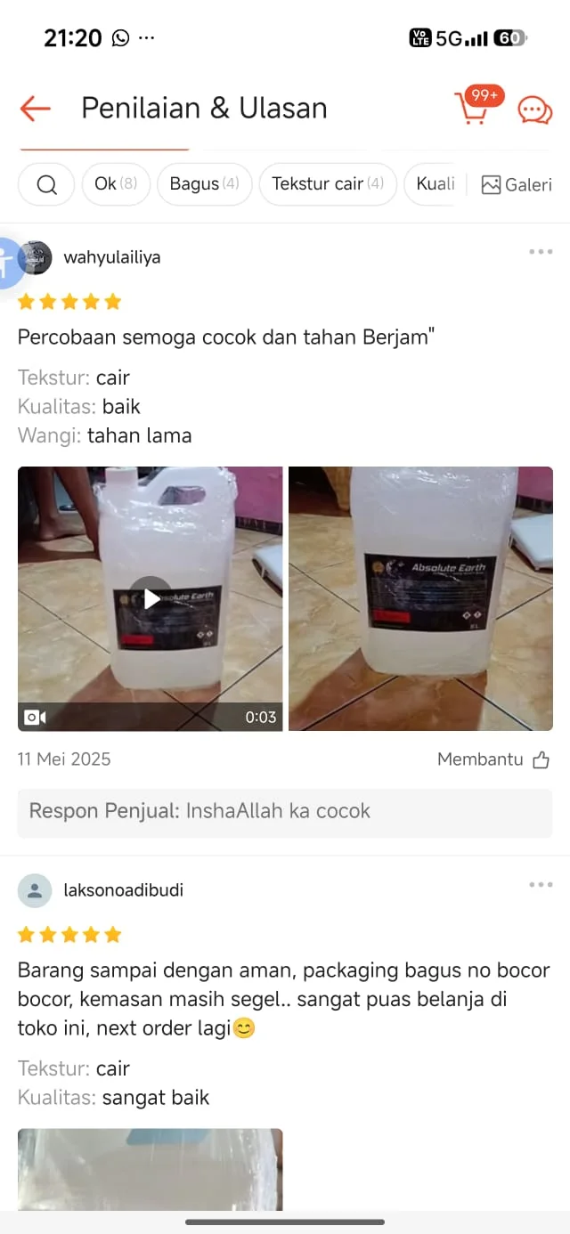 Hasil parfum premium dengan biaya hemat